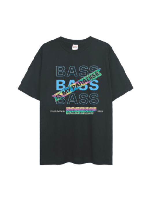 Bass Force - Reflective & Glow T-Shirt for Music Lovers | Oversized Glow in the Dark Festival Tee for Night Events
